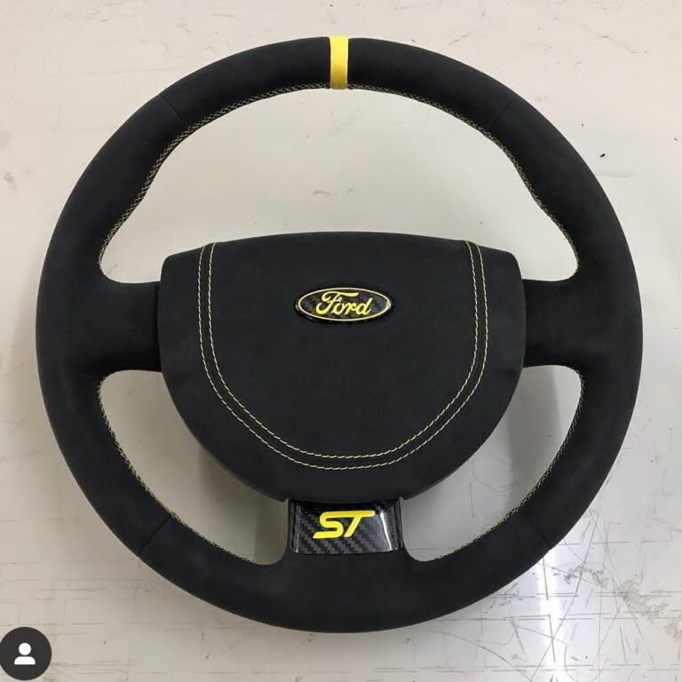 Steering Wheel Ford Badge Cover Automotive Carbon